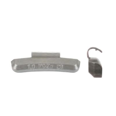 PWWMC050Z image(0) - Wegmann Automotive 0.5 oz Zinc Coated Clip-on MCZ Yellow Series Wheel Weight (Box of 25)
