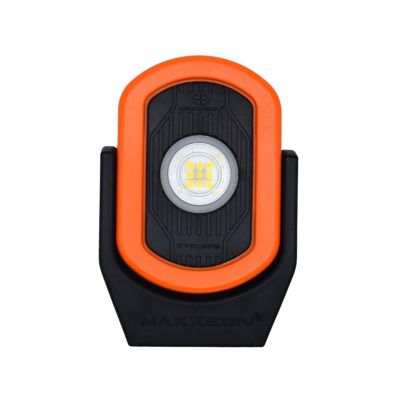MXN00813 image(0) - Maxxeon WorkStar® 813 CYCLOPS Rechargeable Work Light - HiViz Orange