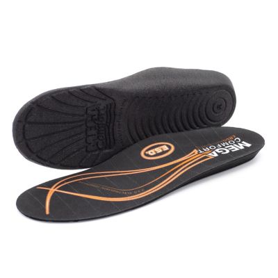 MCFMCESDTL-M image(0) - MEGA Comfort ERGO Anti-Static Dual-Layer Memory Foam Insoles Size: Medium (Men's 8-9, Women's 10-11)