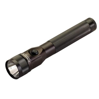 STL75866 image(0) - Streamlight Stinger DS LED Bright Rechargeable Flashlight with Dual Switches with 120V AC & 12V DC Smart Charger, black