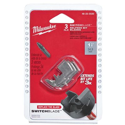 MLW48-25-5525 image(0) - Milwaukee Tool SWITCHBLADE Replacement Blade 1-1/2" - 3 PK