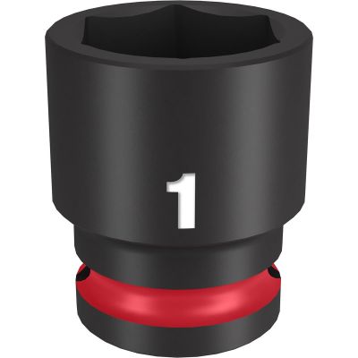 MLW49-66-6210 image(0) - Milwaukee Tool SHOCKWAVE Impact Duty 1/2"Drive 1" Standard 6 Point Socket