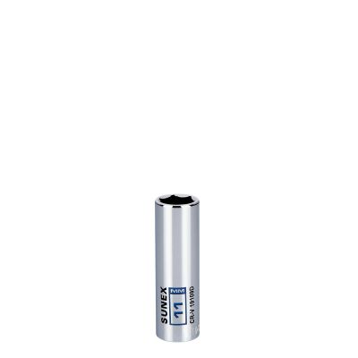 SUN19109D image(0) - Sunex 11 mm Deep Chrome Socket