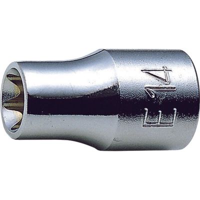 KKN4425-E20 image(0) - Ko-ken USA 1/2 Sq. Dr. Socket TORX® E20 Length 37mm