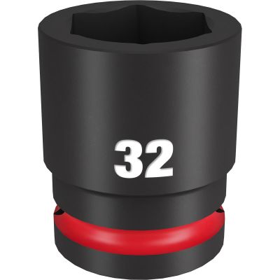 MLW49-66-6370 image(0) - Milwaukee Tool SHOCKWAVE Impact Duty 3/4"Drive 32MM Standard 6 Point Socket