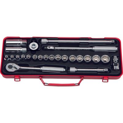 KKN3275 image(0) - Ko-ken USA 3275 25 Piece 3/8 Sq. Dr. 6 and 12 point Automotive Socket Set