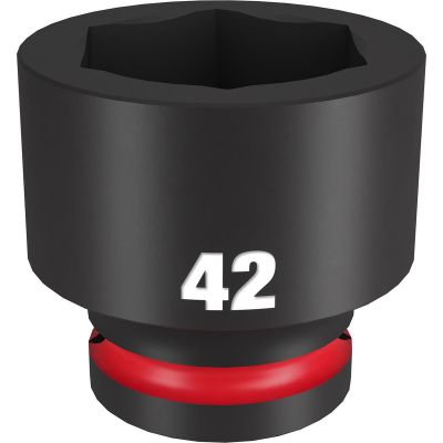 MLW49-66-6380 image(0) - Milwaukee Tool SHOCKWAVE Impact Duty 3/4"Drive 42MM Standard 6 Point Socket