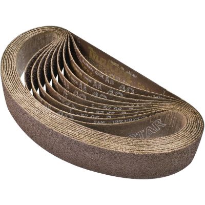 MAK742301-7 image(0) - 1 1/8" x 21" Abrasive Belt, 40 Grit, 10/pk