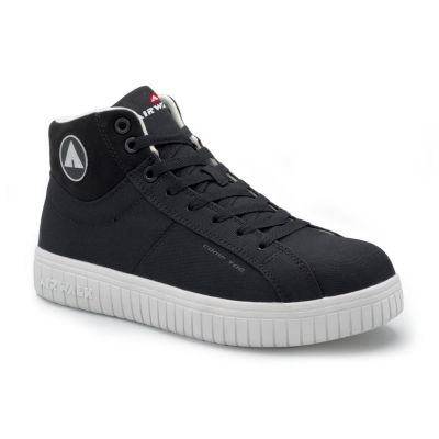 FSIAW6201-10M image(0) - Airwalk AIRWALK - DEUCE MID Series - Men's Mid Top Shoe - CT|EH|SR - Black/White - Size: 10M