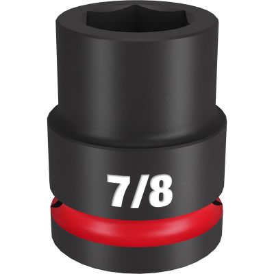 MLW49-66-6305 image(0) - Milwaukee Tool SHOCKWAVE Impact Duty 3/4"Drive 7/8" Standard 6 Point Socket