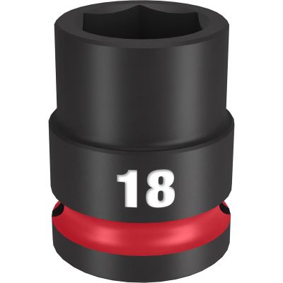 MLW49-66-6250 image(0) - Milwaukee Tool SHOCKWAVE Impact Duty 1/2"Drive 18MM Standard 6 Point Socket