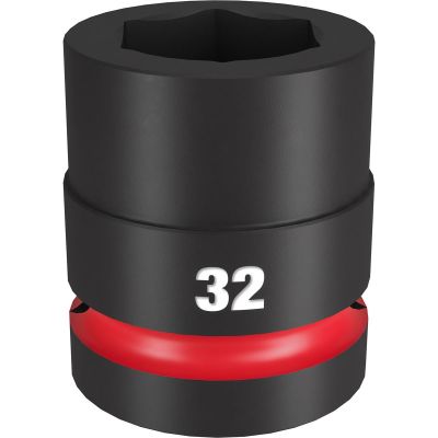 MLW49-66-6597 image(0) - Milwaukee Tool SHOCKWAVE Impact Duty 1"Drive 32MM Standard 6 Point Socket