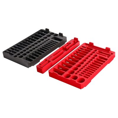 MLW48-22-9486T image(0) - Milwaukee Tool 106pc. 1/4" & 3/8” Drive Ratchet and Socket Trays- SAE & Metric