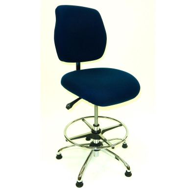 LDS1010432 image(0) - LDS (ShopSol) ESD Chair - Medium Height - Deluxe Blue