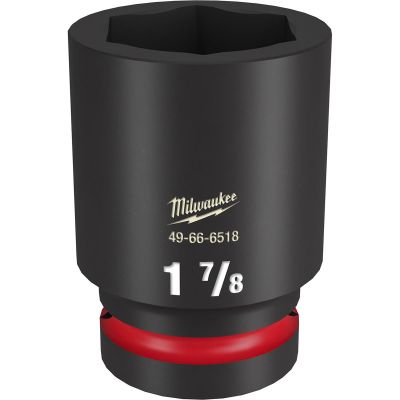 MLW49-66-6518 image(0) - Milwaukee Tool SHOCKWAVE Impact Duty 1"Drive 1-7/8" Deep 6 Point Socket