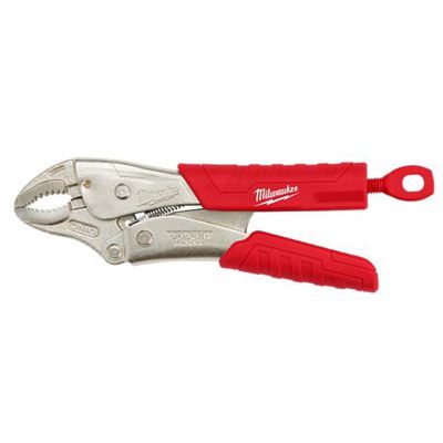 MLW48-22-3407 image(0) - Milwaukee Tool 7" Locking Pliers Curved Jaw w/ Durable Grip